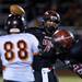 Milan senior quarterback Justin Acecves throws in the first half against Tecumseh on Friday. Daniel Brenner I AnnArbor.com